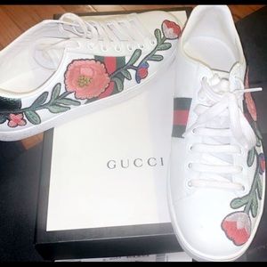Gucci Floral Ace Sneakers